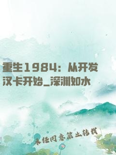重生1984：从开发汉卡开始