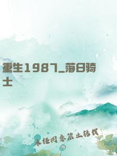 重生1987