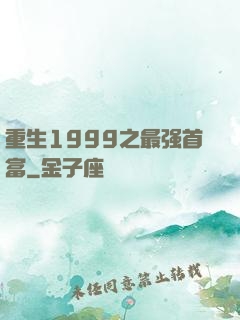 重生1999之最强首富