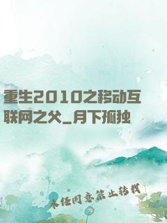 重生2010之移动互联网之父