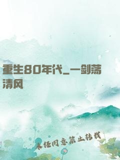 重生80年代