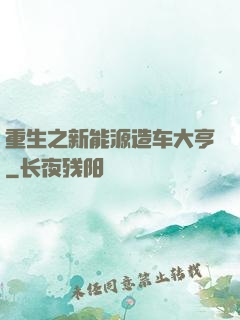 重生之新能源造车大亨