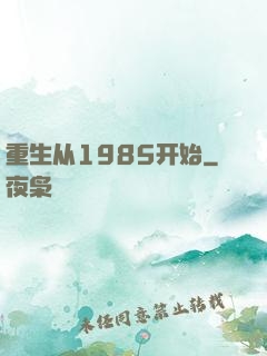 重生从1985开始