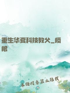 重生华夏科技教父