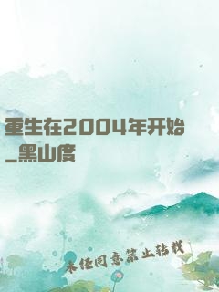 重生在2004年开始