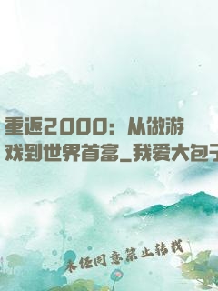重返2000：从做游戏到世界首富