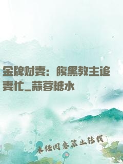 金牌财妻：腹黑教主追妻忙