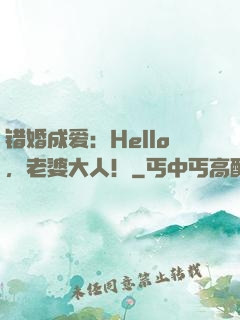 错婚成爱：Hello，老婆大人！