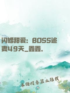 闪婚甜爱：BOSS追妻49天
