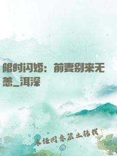 限时闪婚：前妻别来无恙