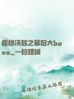 霍格沃兹之幕后大boss