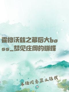 霍格沃兹之幕后大boss