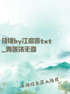 顶撞by江启言txt