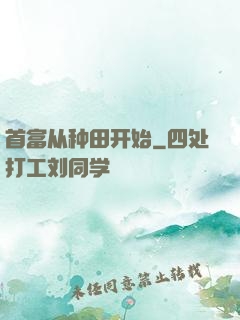 首富从种田开始