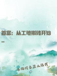 首富：从工地搬砖开始