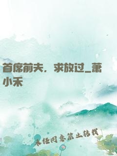 首席前夫，求放过