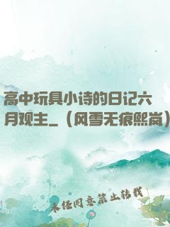 高中玩具小诗的日记六月观主
