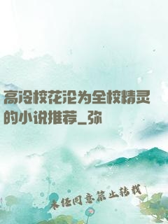 高冷校花沦为全校精灵的小说推荐