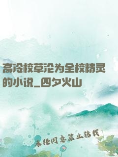 高冷校草沦为全校精灵的小说