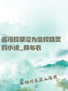 高冷校草沦为全校精灵的小说