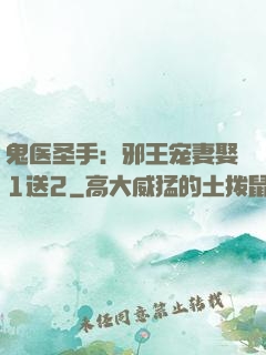 鬼医圣手：邪王宠妻娶1送2