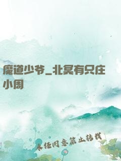 魔道少爷
