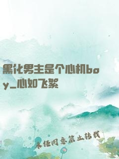 黑化男主是个心机boy