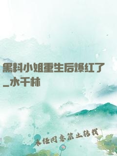 黑料小姐重生后爆红了
